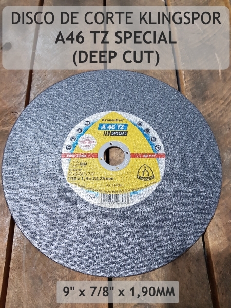 Disco de Corte Klingspor A46tz Special (Deep Cut) - 9