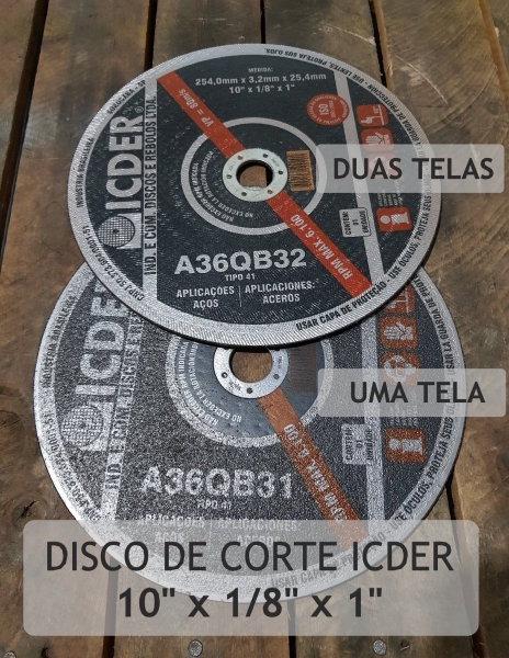 Disco de Corte Icder - 10