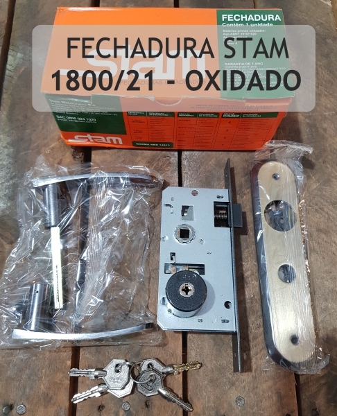 Fechadura Stam - 1800/21 Oxidado