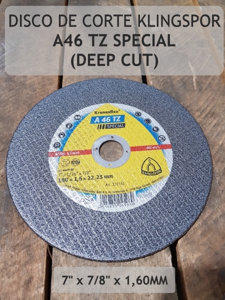 Disco de Corte Klingspor A46tz Special (Deep Cut) - 7