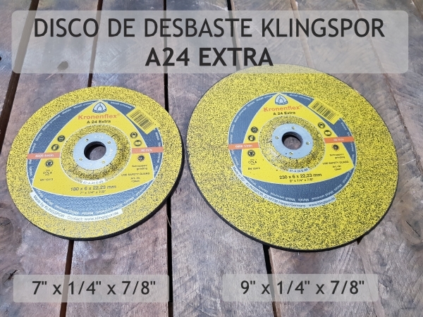 Disco de Desbaste Klingspor A24 Extra (9