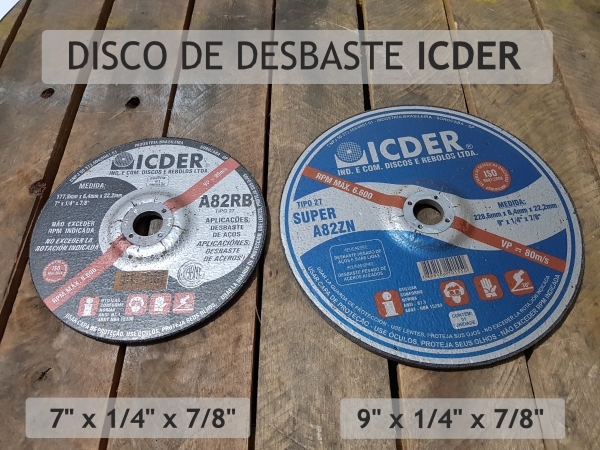 Disco de Desbaste Icder (9
